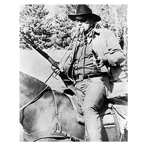 John Wayne The Duke 8 x 10 Photo Rooster Cogburn on Horse Reins in