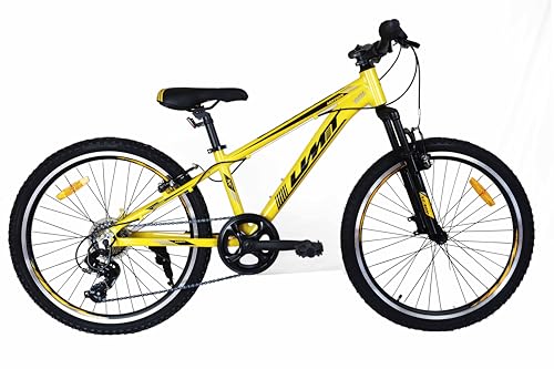 DEPORBIKES Bicicleta 24 Pulgadas niños | Bicicleta niño 8 11 años de Aluminio Ligera y Resistente + Frenos V Break | Bicicleta montaña Estilo Mountain Bike Ideal para Aventuras (24