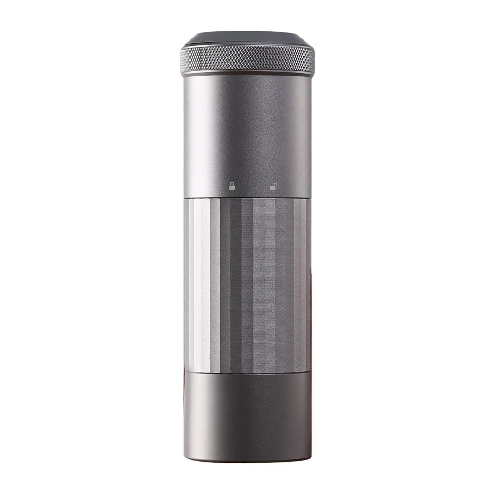 Fuhjythy Coffee Grinder Electric Burr Portable Burr Coffee Grinder Adjustable & Rechargeable Battery