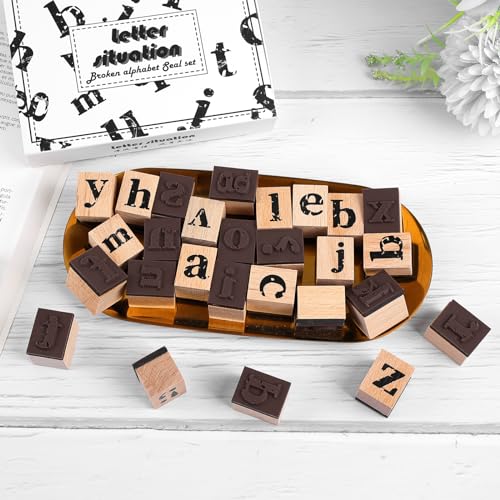 Tampons en bois et caoutchouc Lettre C Dizdkizd scrapbooking carterie DIY