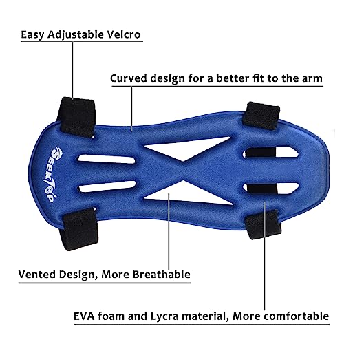 Seektop Archery Arm Guards, Archery Wrist Guard For Youth Adults, Arm Guards For Bow Hunting And Target Shooting With Adjustable Velcro Buckles (Blue) #TOP2