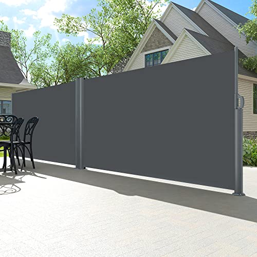 PATISOL 276'x71' Retractable Double Side Awning...