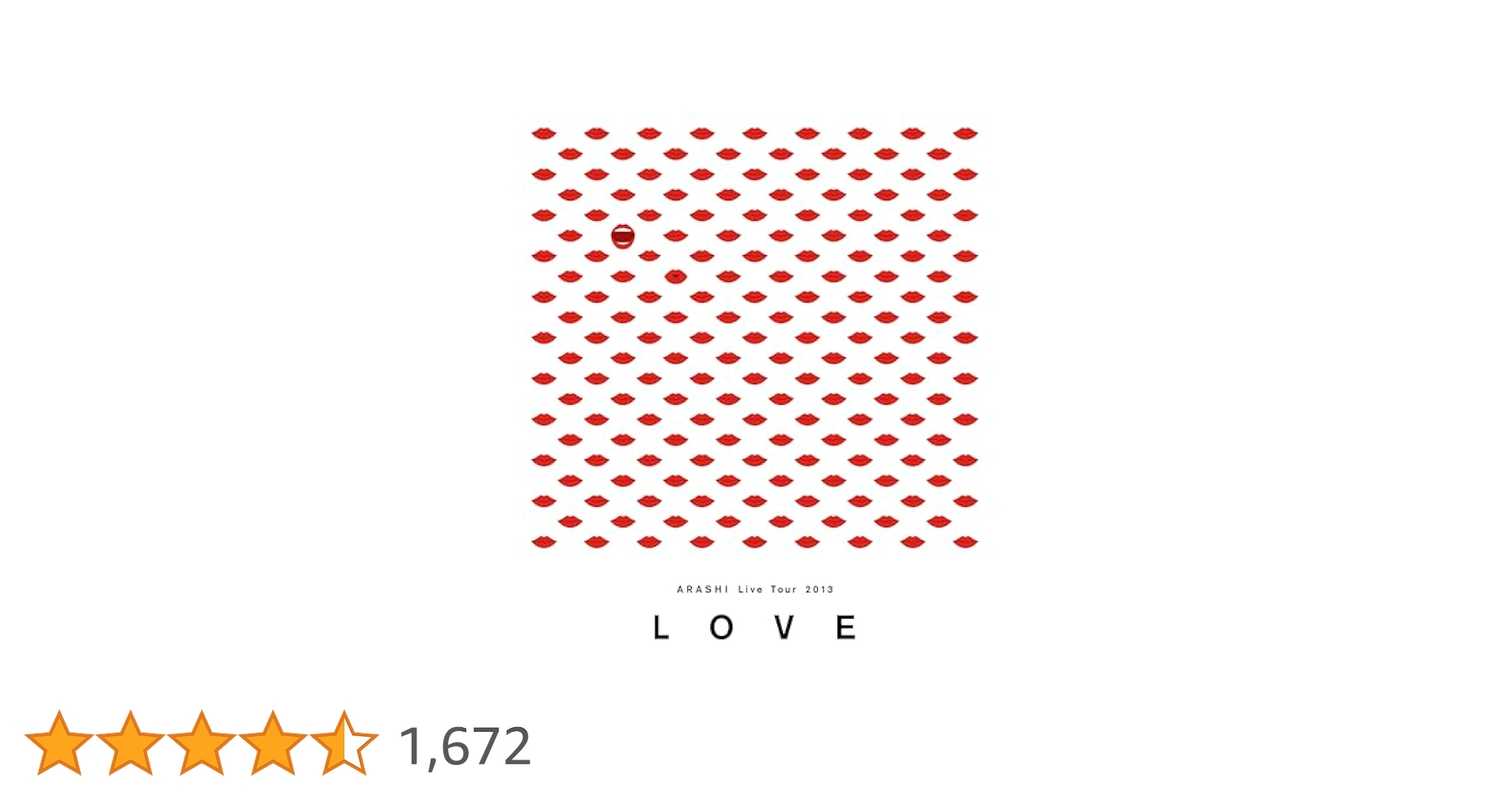 ミュージック ARASHI LIVE TOUR 2013 LOVE ARASHI Live Tour 2013 