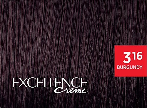 Image of L'Oreal Paris Excellence Creme Hair Color Legends Small Pack, 50g - 3.16 Burgundy