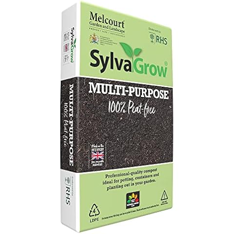 Melcourt 50 litre bag of the multi-award winning Sylvagrow sustainable peat-free compost, endorsed by the RHS - ideal for any use around a garden and planting Cover