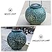 Veemoon Garden Solar Lantern Hollow Projection Lamp for Outdoor Decoration Portable Iron Art Lighting Tool for Pathway Corridor Creates Warm Atmosphere at Night