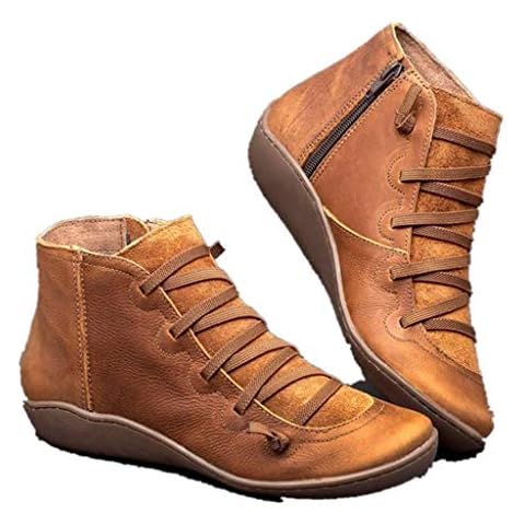 Womenyiaor Vintage Ankle Boots Cover