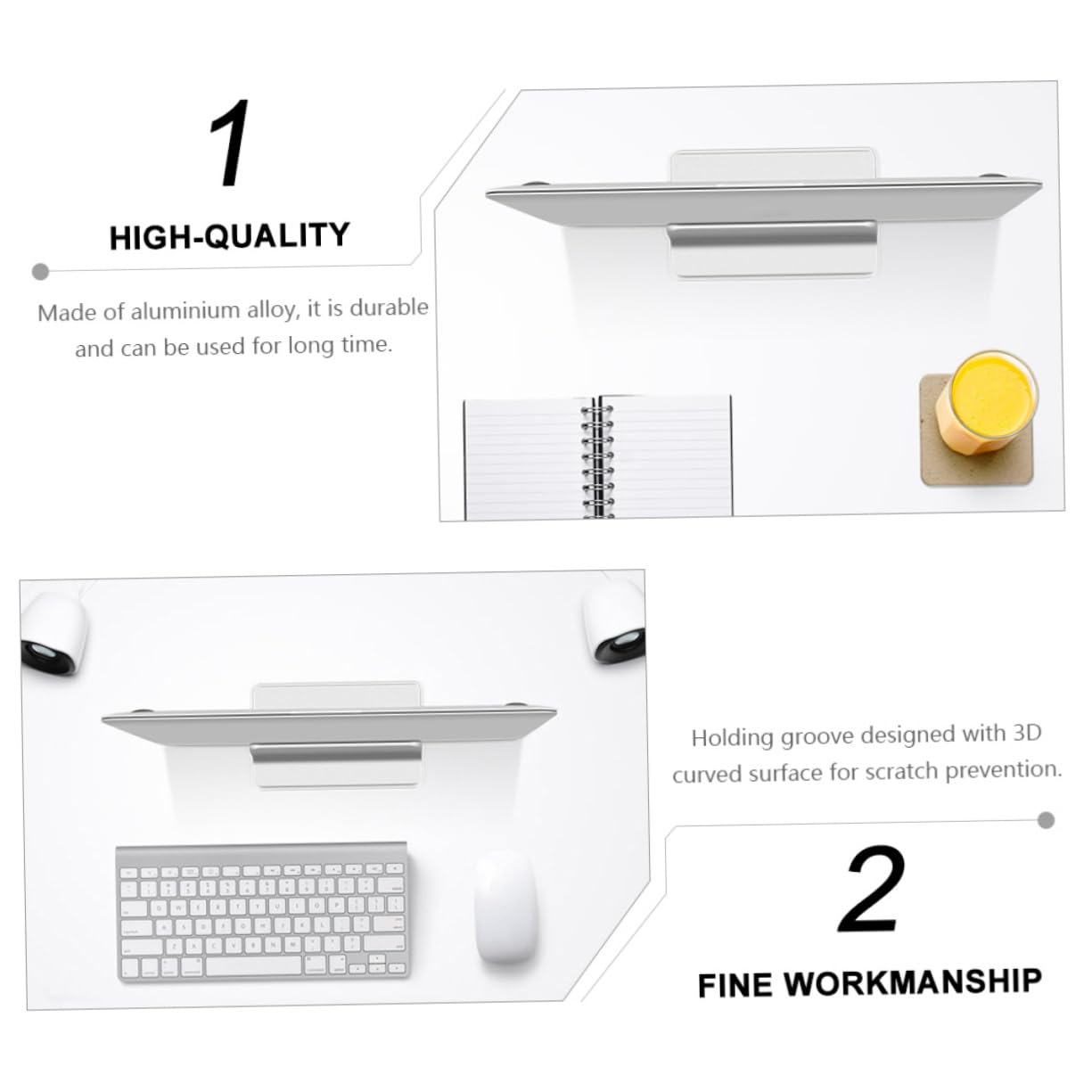 SHINEOFI 1Pieza Soporte De Vertical para Portátil Estante De Almacenamiento De Soporte Informático Ergonomico Compatible con Portátiles
