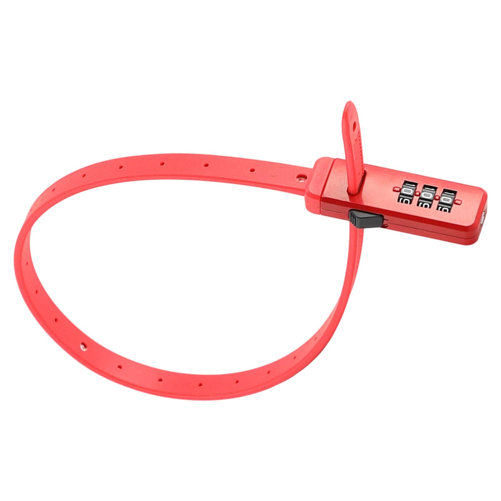 Woedpez Red 3 Digit Password Tie Portable Anti Theft Bike Helmets Cycling Accessories Easy To Installation Portable Bicycles
