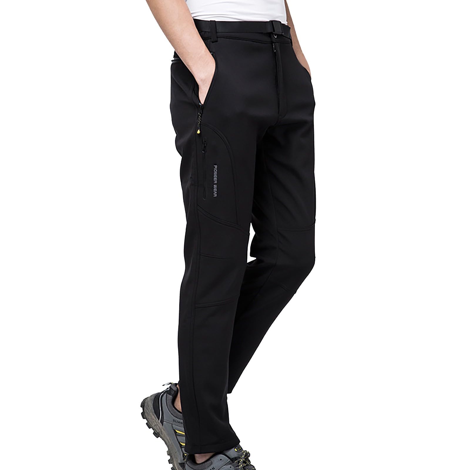 Generisch Jeans da uomo dritto, jeans da uomo, oversize, pantaloni in denim, slim fit, jeans elasticizzati, lavati, pantaloni per il tempo libero, pantaloni da lavoro, classici e comodi (Xs-8Xl)
