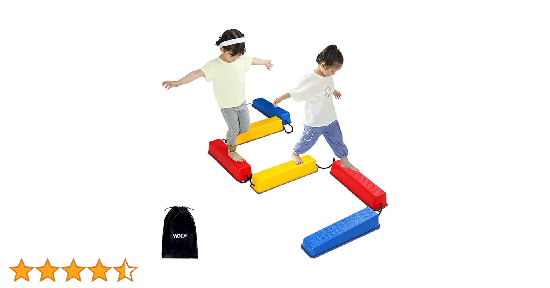 バランスストーン Amazon | バランス遊具 運動遊具 レインボーバランスストーン 6個組