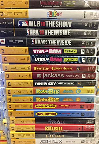 20x PSP Movie & Game Bundle - 20 Different PlayStation Portable Movies