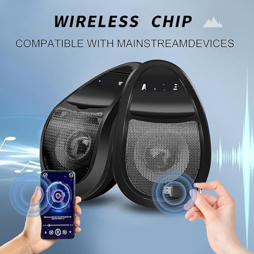 Parlante para Manillar de Moto Compatible Audio FM Negro miniatura 2