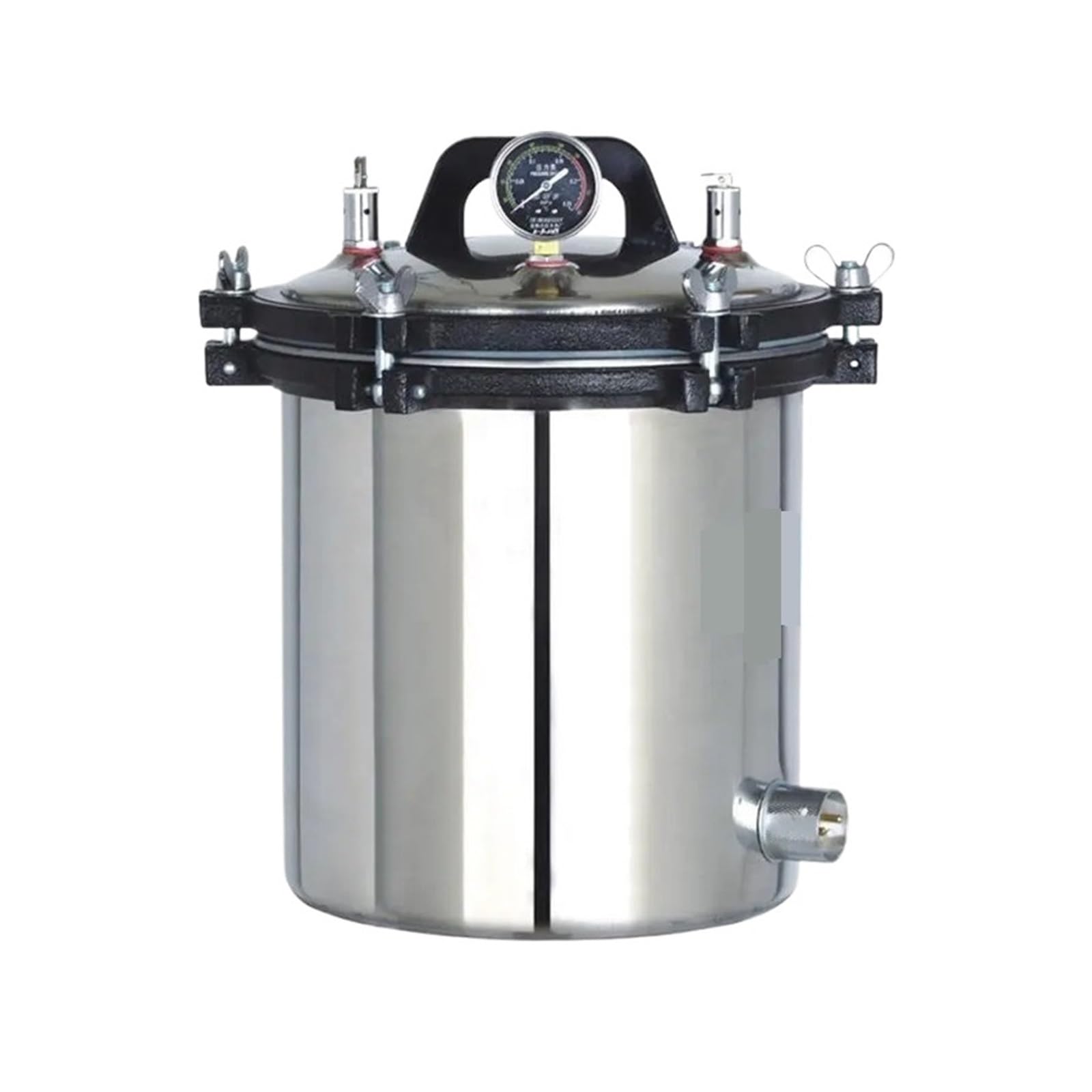 Tragbarer Autoklav Mit Elektrischer Heizung, Geeignet For Medizinische Und Zahnmedizinische Labore Zahnlabore, Dampfsterilisator Effizient Schnell(18L)