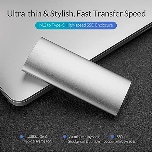 Caja externa para SSD M.2 con conexión USB 3.1 tipo C miniatura 5