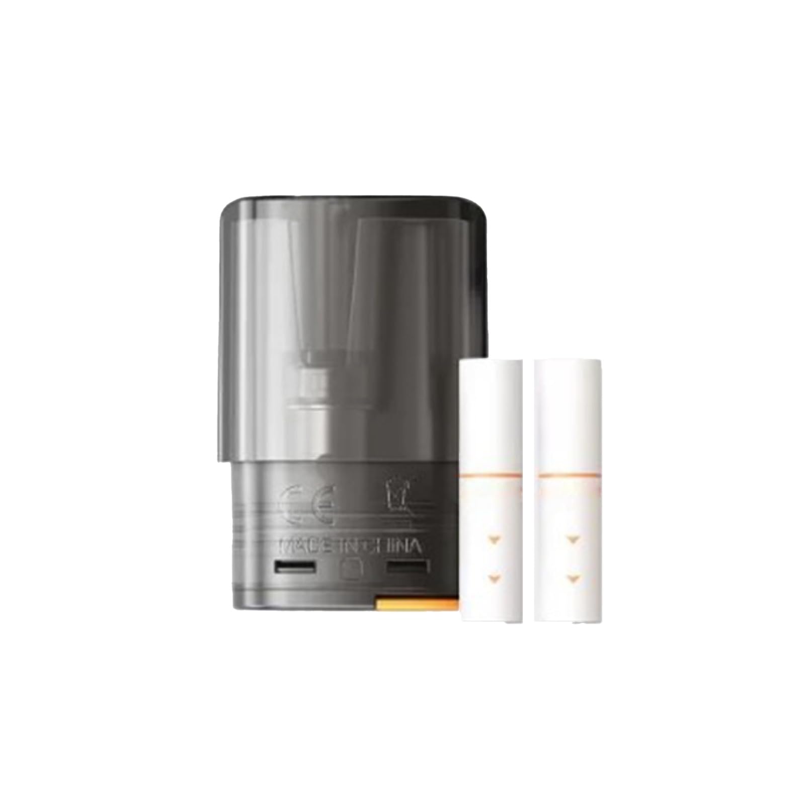 TVDC Aspire Vilter Pod and Drip Tips, 2ml Cartridge Capacity, No Nicotine, 2 Pack [1.0ohm]