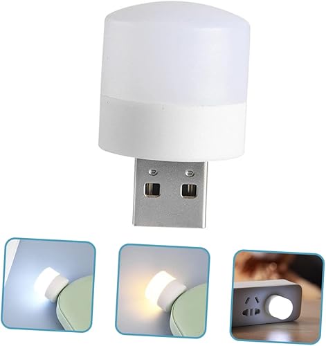 Miniatura 5 de DOITOOL 10 unids USB luz nocturna recargable apliques de pared al aire libre lámpara de pared mini coche compacto guardería luz nocturna mini LED
