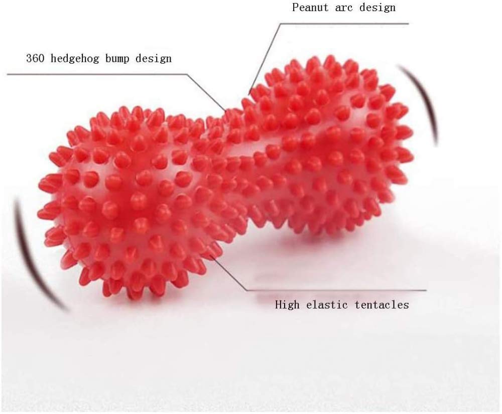 zaizai Igelballmassagegerät, Muskelentspannung Yoga Fitness Mini Igelball, Plantarfasziitis lösen Plantar Press Trainingsball