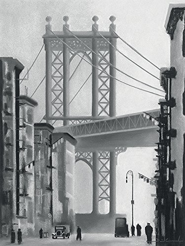 The Art GroupManhattan Morning 60 x 80cm Canvas Prints, Polyester, Multi-Colour, 60x80x3.2 cm