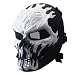 Anyoupin Paintball Mask,Skull Full Face Airsoft Mask with Mesh Army Fans Supplies M06 Tactical Mask for Halloween Paintball Airsoft CS Game Cosplay and Party WI