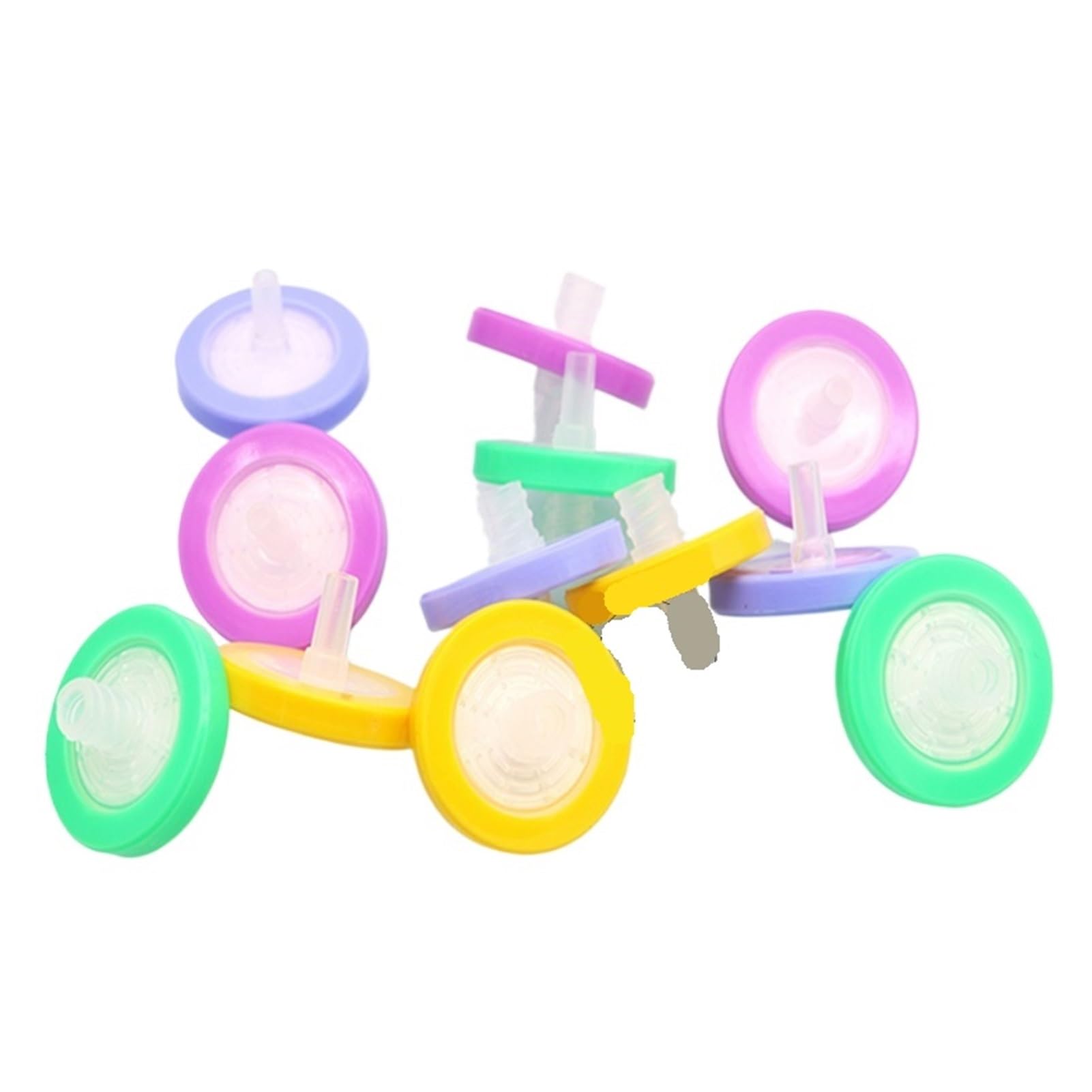 Spritzenvorsatzfilter 100 teile/los Labor 13mm 25mm material Nylon/PES/PTFE/MCE/Glasfaser Membran Spritzenfilter 0,22/0.45um porengröße(25mm 0.22um PTFE)