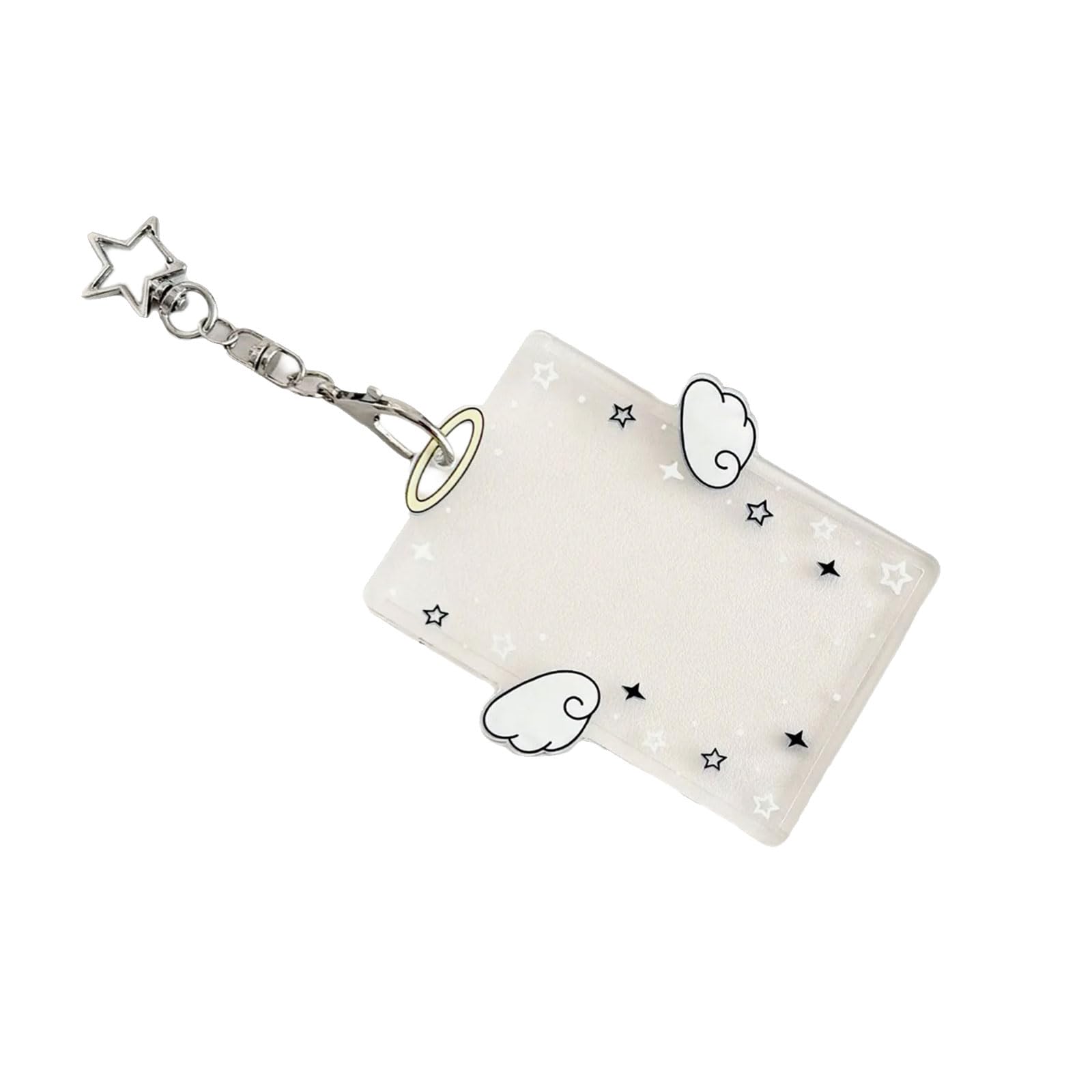 SEEOR Photocard Holder Korean Popular Photo Card Holder Keychain Identity Card Holder Pendant Keychain Student Card Sleeve