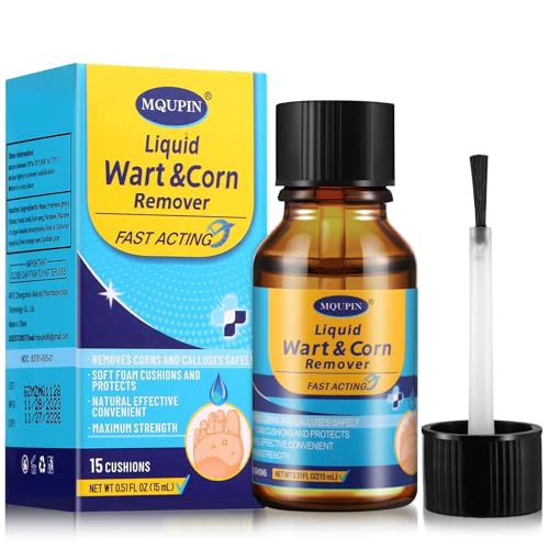 Image of Wart & Corn Remover Liquid with Salicylic Acid, Fast Acting Wart Removal for Plantar Wart, Flat Wart, Common Wart, Corn, Callus