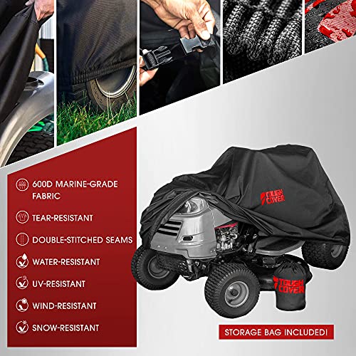 Premium Lawn Tractor Cover by ToughCover Riding Lawn Mower Cover Made
