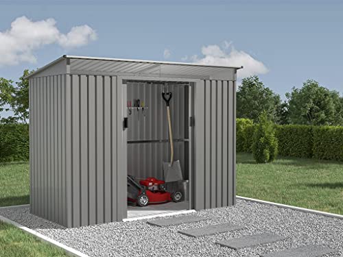 Vente-unique Gartenhaus Gerätehaus - Stahl - 3,24 m² - FOLCO – Bild 3
