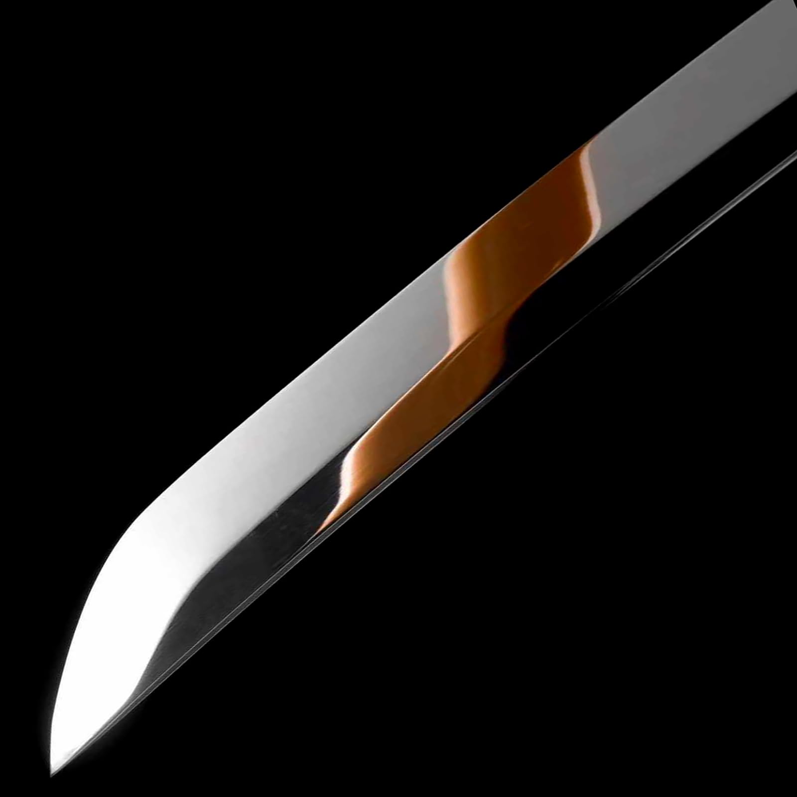 78cm handgefertigtes Wakizashi,Klinge aus Schnellarbeitsstahl und Metallschutz,Scheide aus massivem Holz mit bemalten Mustern,echtes Samuraischwert für Rollenspiele,Selbstverteidigung,Kampfsport,Kendo