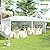 Outsunny 10' x 20' Large Party Tent, Outdoor Event Shelter, Gazebo Canopy with 4 Removable Window Sidewalls for Weddings, White