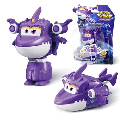 Scelta regalo perfetta: i giocattoli prescolari Super Wings sono regali incredibili per i loro compleanni, Natale, vacanze o altre occasioni speciali, li adoreranno assolutamente! Colleziona tutti i nuovi personaggi della squadra Super Wings: Lucie, Marty, Golden Girl, Traver, Sally e vivi nuove avventure in tutto il mondo!