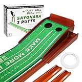 NMILE(エヌマイル) パター練習マット パターマット練習器具 ゴルフ練習器具 トレーニング 自動返球機能 滑らかな傾斜 3m 初心者 上級者 ガイドライン 真っ直ぐ打つ 室内練習 屋外練習