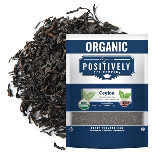 Image of Organic Positively Tea Company, Ceylon Black Tea, Loose Leaf, 16 Ounce