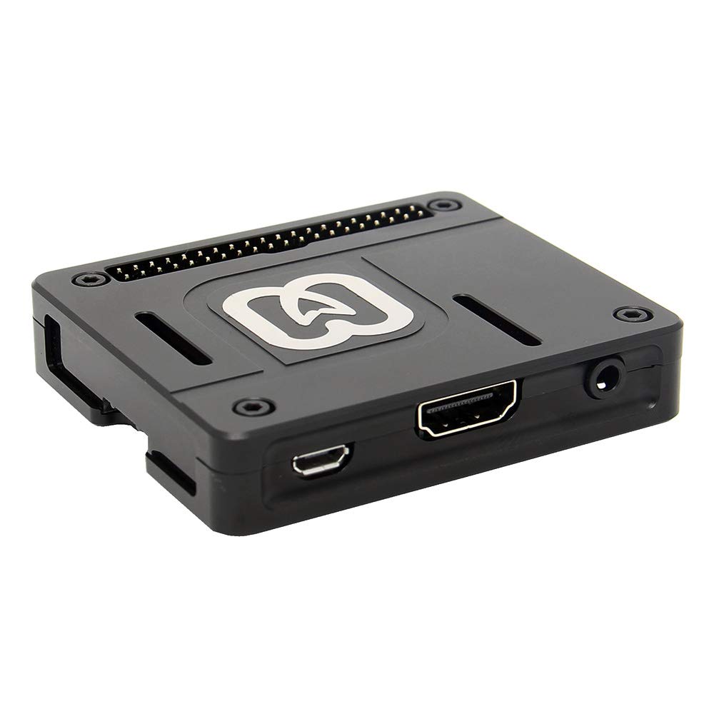 Geekworm Aluminum Alloy Case with Heatsink for Raspberry Pi 3A+ and A