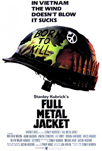 1art1 La Chaqueta Metálica Póster Adam Baldwin por Stanley Kubrick Cartel 98x68 cm Cover