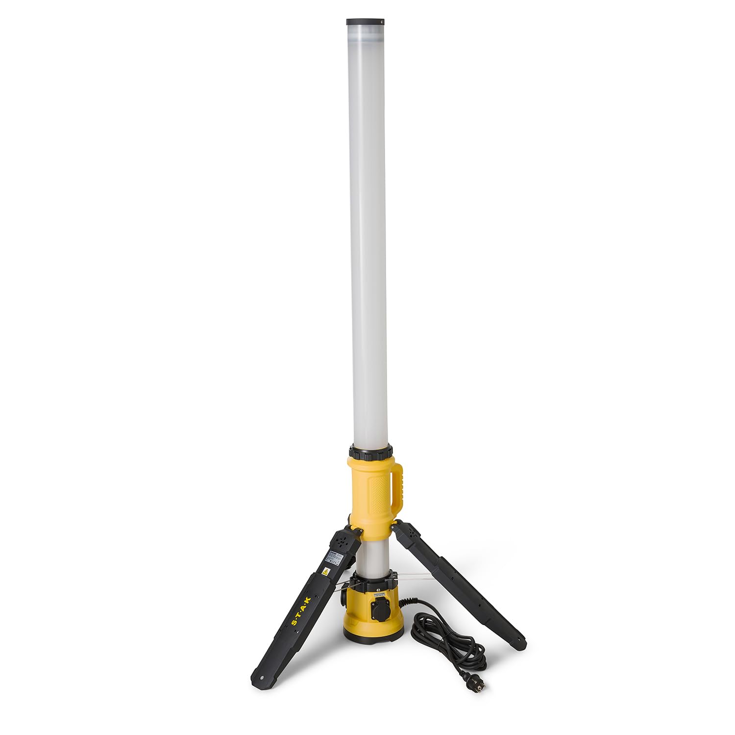 Stak Excalibur – Luce LED Ricaricabile su Treppiede, Illuminazione a 360°, 180W di potenza, 21000 lumen, Fino a 10 Ore di Autonomia, Resistente ad Acqua e Urti, per Cantieri e Outdoor