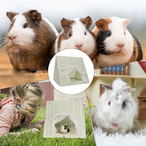 Tienda de campaña triangular de chinchilla para el descanso cómodo 5