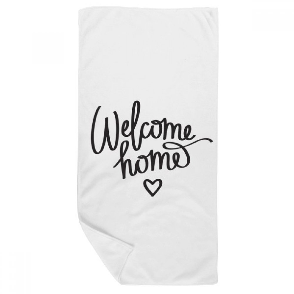Serviette de bain Bienvenue à la Maison pour un confort doux unique