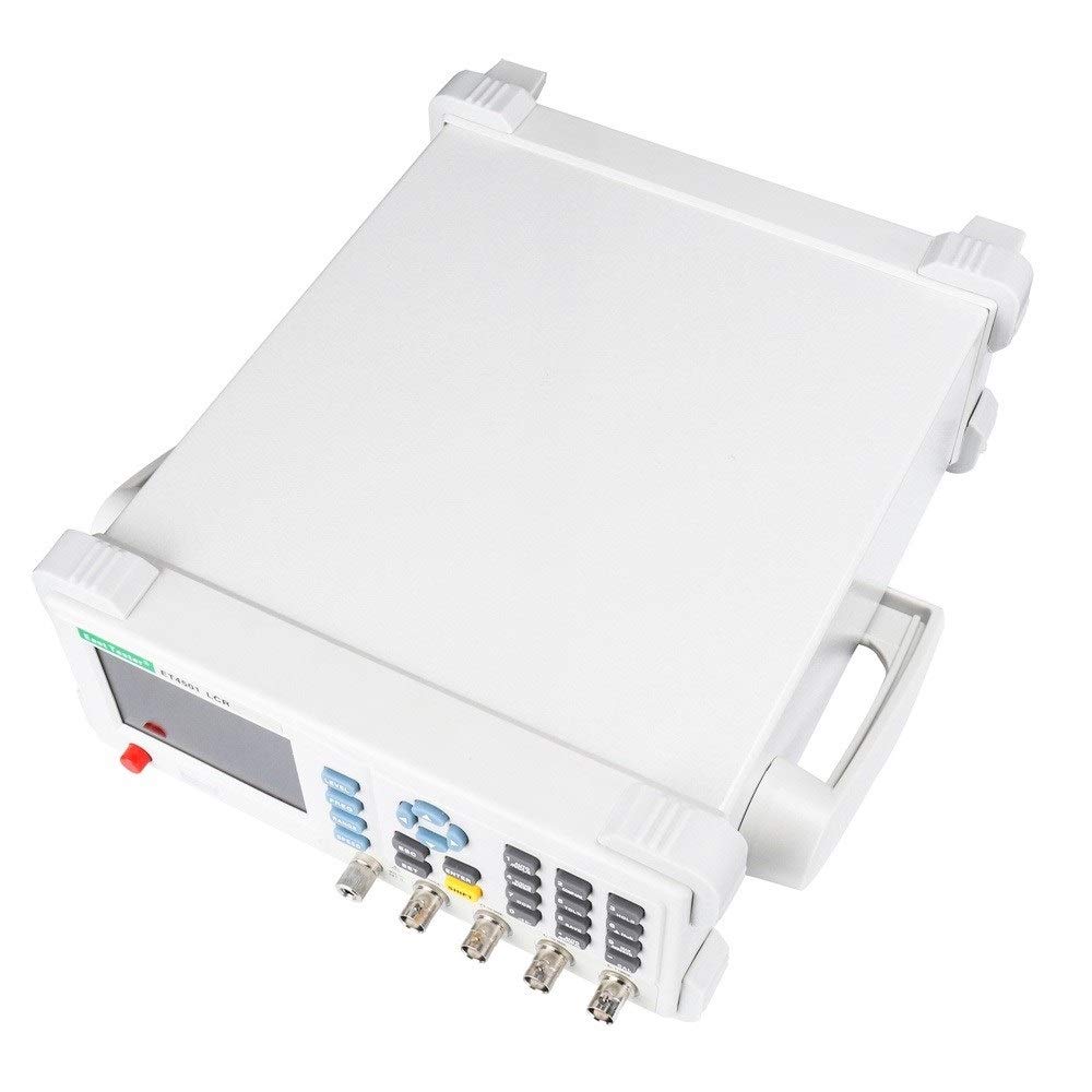 Medidor LCR, Medidor de LCR mesa digital ET4501 Puente escritorio con USB y RS-232, Frecuencia medición ajustable 10 hz ~ KHz resistencia Analizadores impedancia Medidores capacitancia inductancia