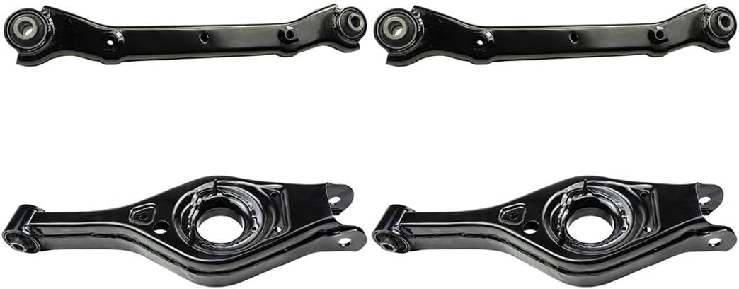 Suspension Control Arm, 4Pack Rear Upper and Lower Control Arm Kit Control Arm fits Hyundai Tucson 2010-2015 fits Kia Optima 2011-2014 fits Kia Sportage 2011-2014