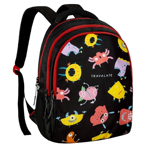 Image of TRAVALATE 25L Stylish &Trendy printed School Bag for Kid's | Backpack for Class 1 to 5 School Going Boys & Girls