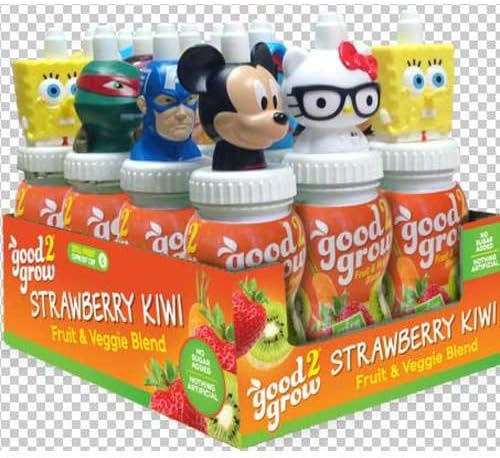 Good2grow Strawberry Kiwi Fruit and Veggie Blend, 6 Fluid Ounce -- 12 per case.