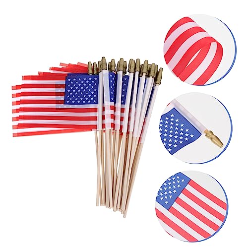 Drapeaux Américains en Polyester Résistant Lot de 200 Mini Drapeaux - 3