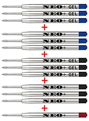 Schmidt P900 Parker Style Penna A Sfera Refill Medium Point - 6 Count Blue Ink - Foto 2