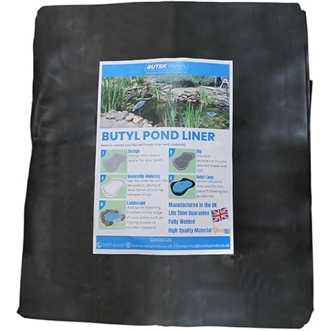 Butyl Rubber Garden Pond Liner Cover