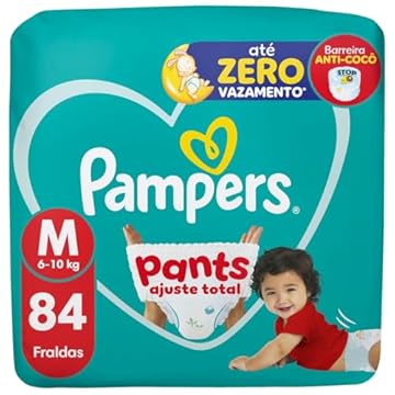 Pampers Fralda Pants Ajuste Total M 84 Unidades