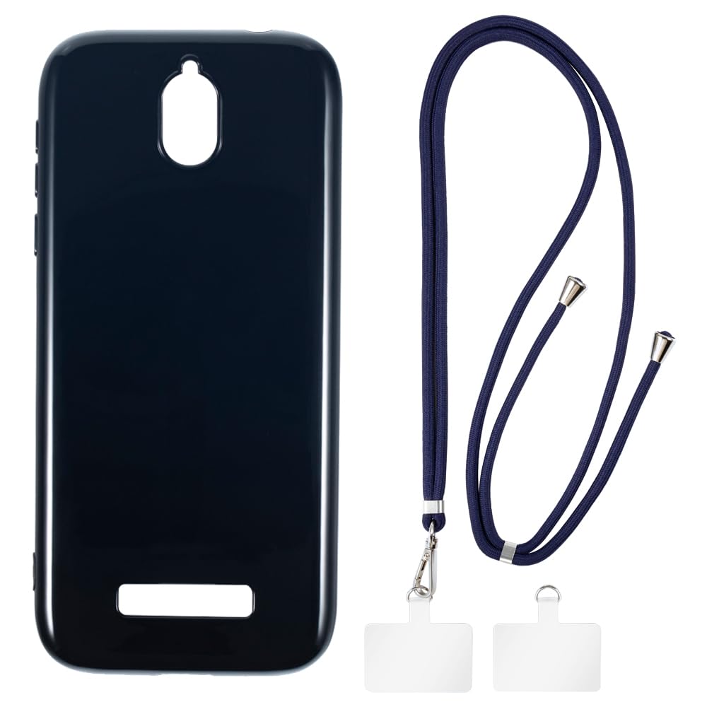 Shantime Hot Pepper Serrano 3 Case + Universal Mobile Phone Lanyards, Neck/Crossbody Soft Strap Silicone TPU Cover Bumper Shell for Hot Pepper Serrano 3 (5.5”)