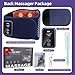 YIYIOOTH Back Massager Belt Cordless, Upgraded Red Light Heating Pad for Low Back, 3 Vibration Electric Massager, 5 Heat, Christmas Gifts for Men, Women, Dad Mon