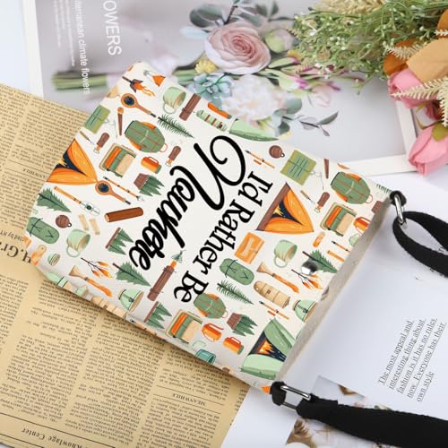 PWHAOO Camping Lover Gift I'd Rather Be Nowhere Crossbody Bag Vanlife Travel Bag Camper Van Gift3